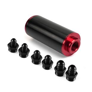 汽车改装燃油滤清器汽油高流量磁化汽油滤芯滤清器带支架通用款