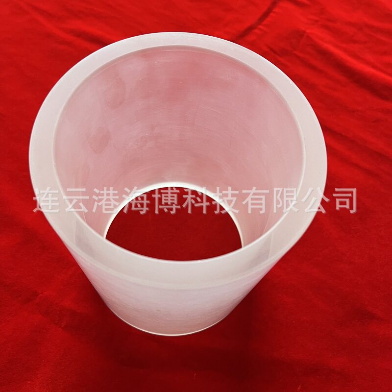 耐高温大口径石英磨砂管深加工不透明石英玻璃管