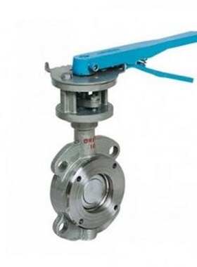 D73H型手动对夹式金属弹性硬密封蝶阀DN50/65/80/100