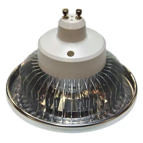 LED光源AR111商场展厅方形双头三头单头格栅射灯COB斗胆灯杯 暖白