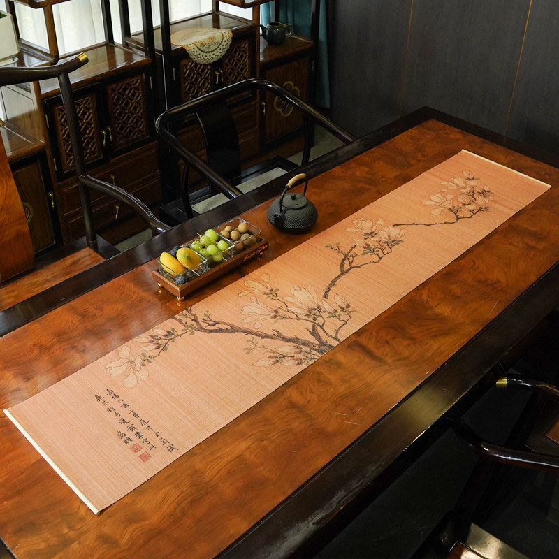 新中式手工竹丝精编中国风禅意茶席便携式茶垫桌旗茶帘茶道干泡席,居家布艺,茶席,淘宝优惠券,粉丝福利购,淘宝优惠卷