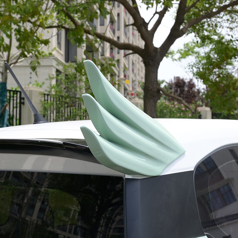 专用于五菱宏光mini尾翼改装天使翅膀装饰后尾翼外观车身贴定风翼