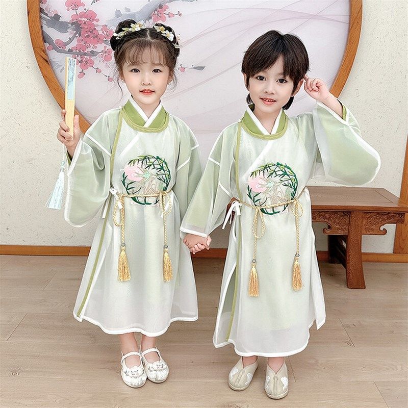 男童汉服套装春秋季中国风儿童高端长袍唐装女童古装演出服国学服,童装/婴儿装/亲子装,唐装,淘宝优惠券,粉丝福利购,淘宝优惠卷