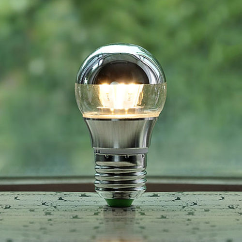 LED半电镀无影G45球泡3W/5W/7W E27/E14螺旋口魔豆吊灯光源灯泡