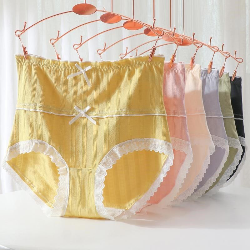高腰内裤女大码胖mm显瘦甜美少女包臀透气抗菌微收腹护肚新款2025,女士内衣/男士内衣/家居服,女三角裤,淘宝优惠券,粉丝福利购,淘宝优惠卷