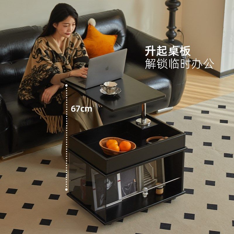 繁丰移动边几茶几客厅家用小户型可移动小桌子2025新款实木中古风,住宅家具,移动边几/推车,淘宝优惠券,粉丝福利购,淘宝优惠卷