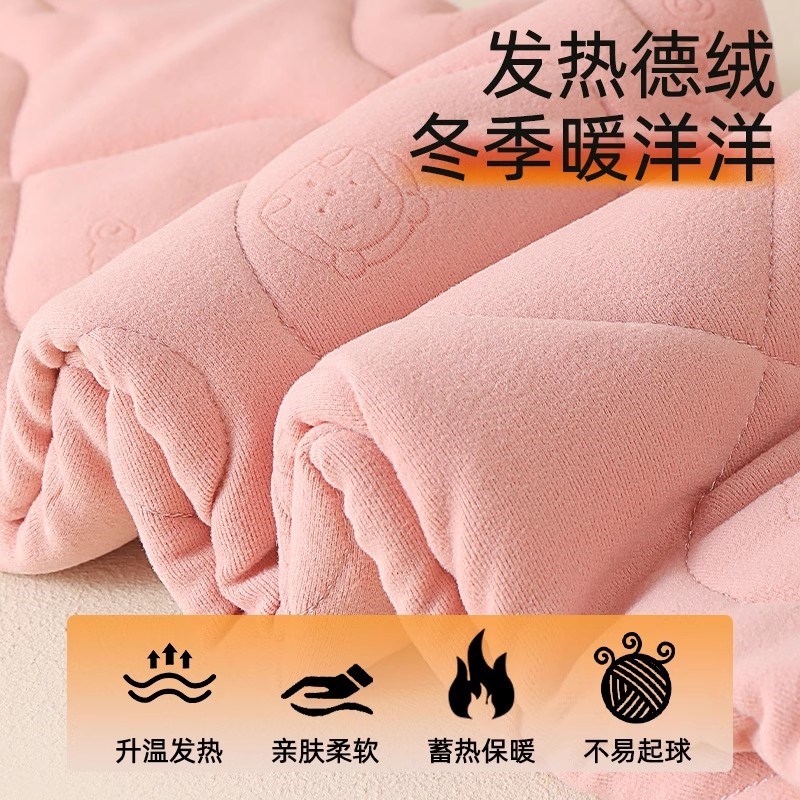 女童校服神器棉裤加绒内搭裤子内穿秋冬季三层加厚男款儿童保暖裤