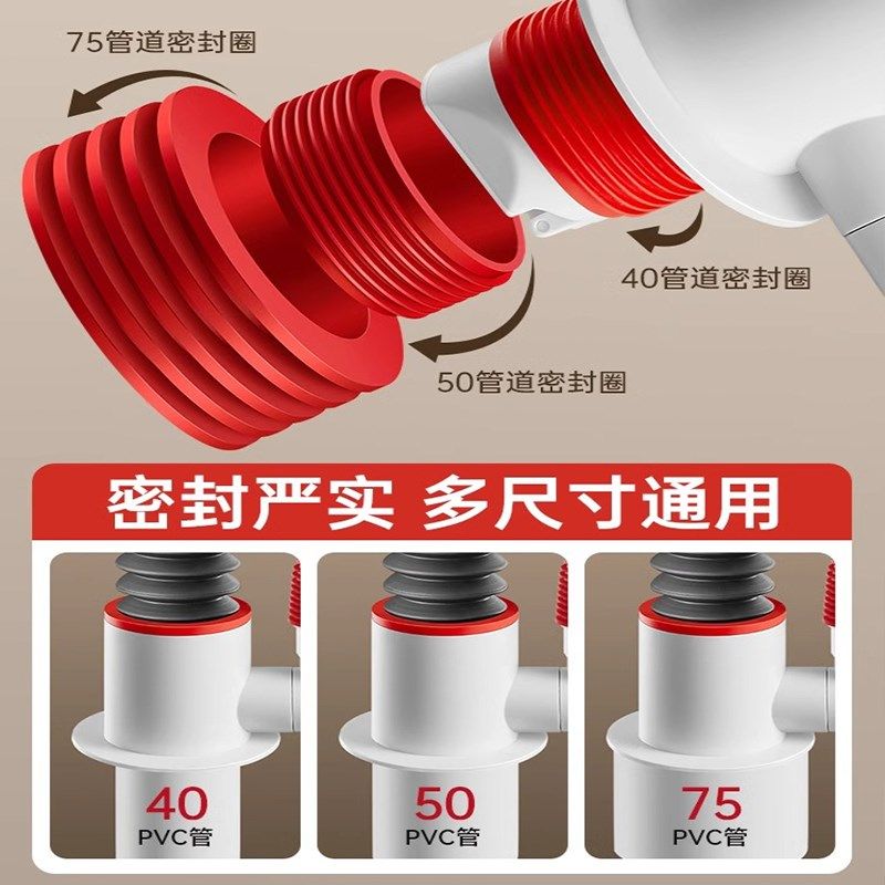 防溢水止逆阀阳台洗衣机下水三通分水器烘干机排水管道四通接头,家庭/个人清洁工具,地漏防臭器,淘宝优惠券,粉丝福利购,淘宝优惠卷