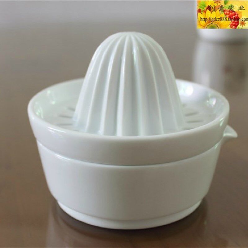 陶瓷榨汁器手动榨汁机大号柠檬夹工具橙汁压汁器机挤拧柠檬汁神器