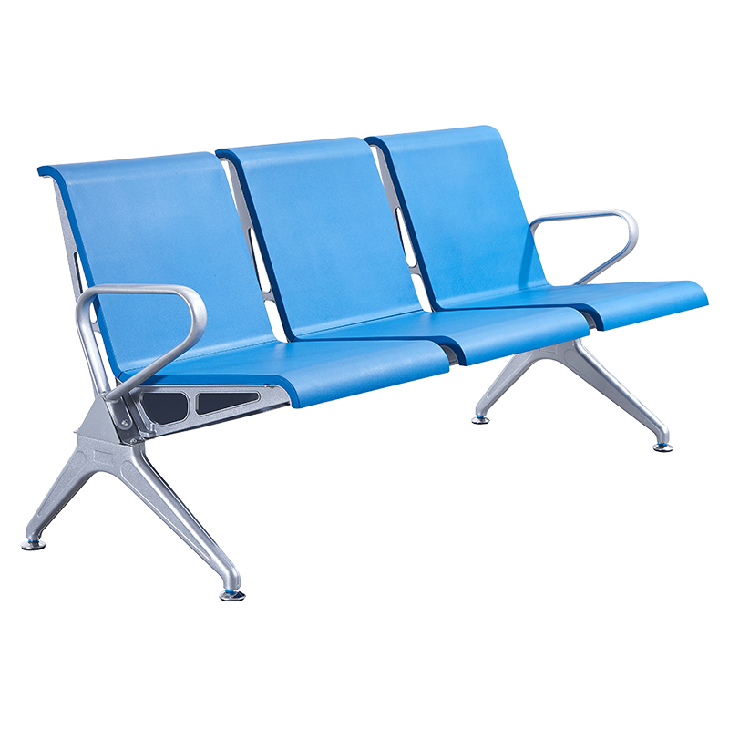 三人位PU等候椅机场椅长排椅候诊椅公共座椅聚氨酯连排椅加厚加固