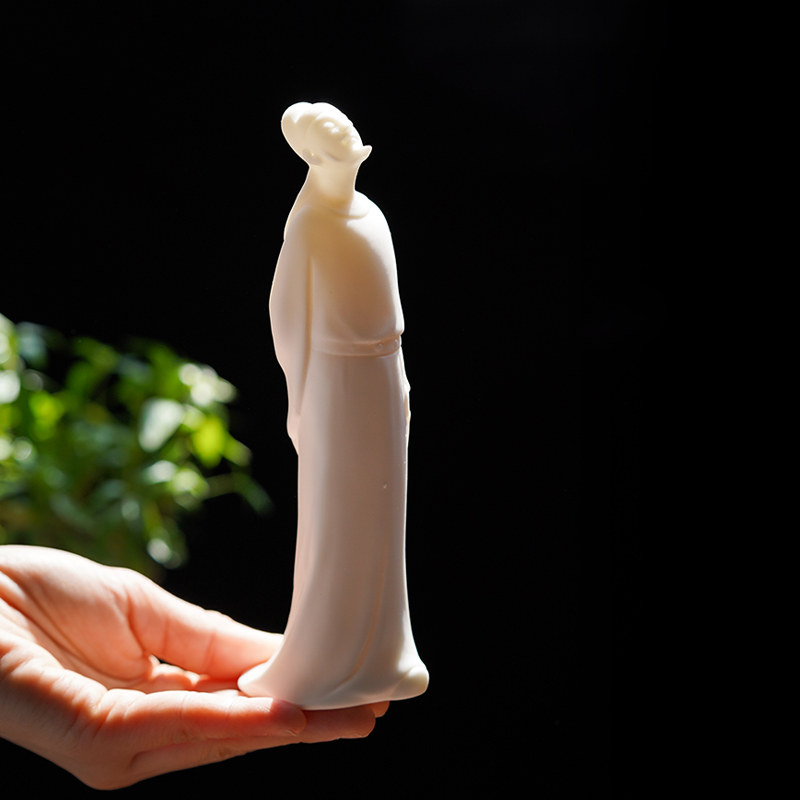 李白书房装饰摆件精品新中式历史人物陶瓷家居客厅博古架摆设,家居饰品,流水摆件,淘宝优惠券,粉丝福利购,淘宝优惠卷