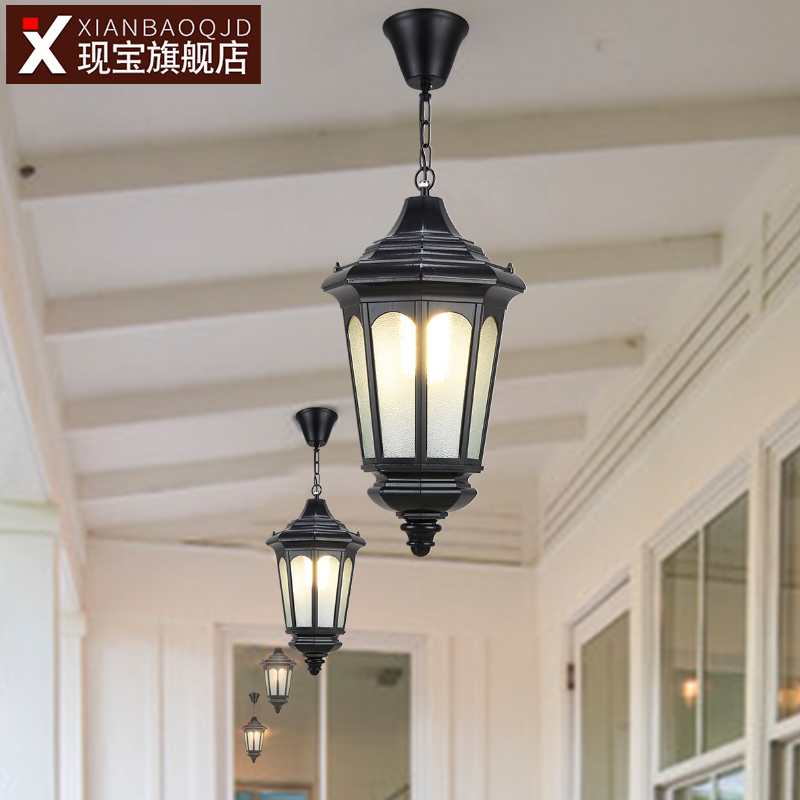 户外吊灯防水庭院凉亭室外走廊过道花园别墅大门口中式led阳台灯