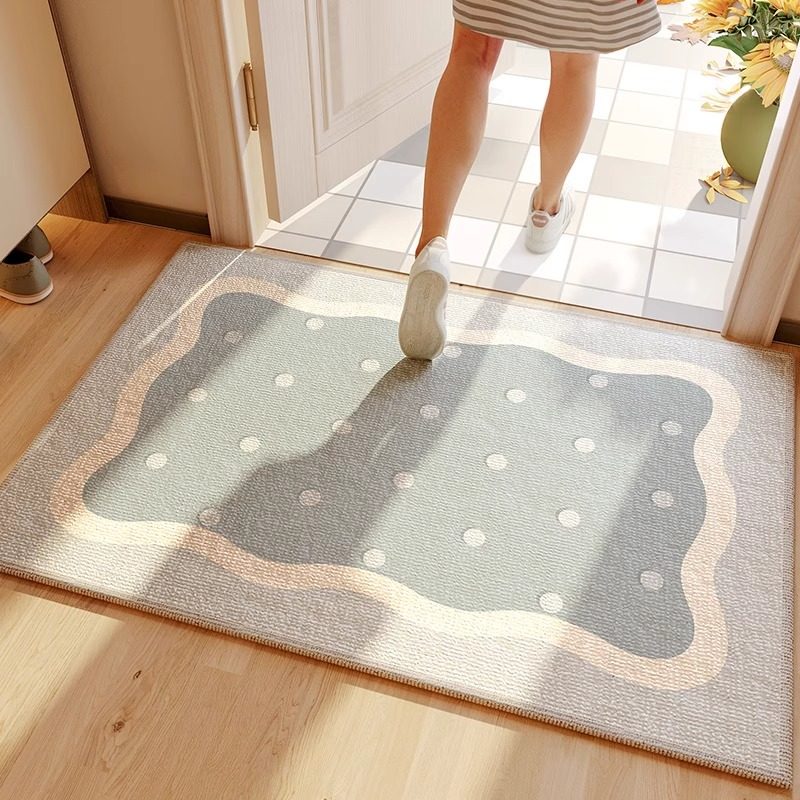 2023新款奶油风入户门地垫黄色地毯防滑耐脏门口进门垫子脚垫家用,居家布艺,入户地垫,淘宝优惠券,粉丝福利购,淘宝优惠卷