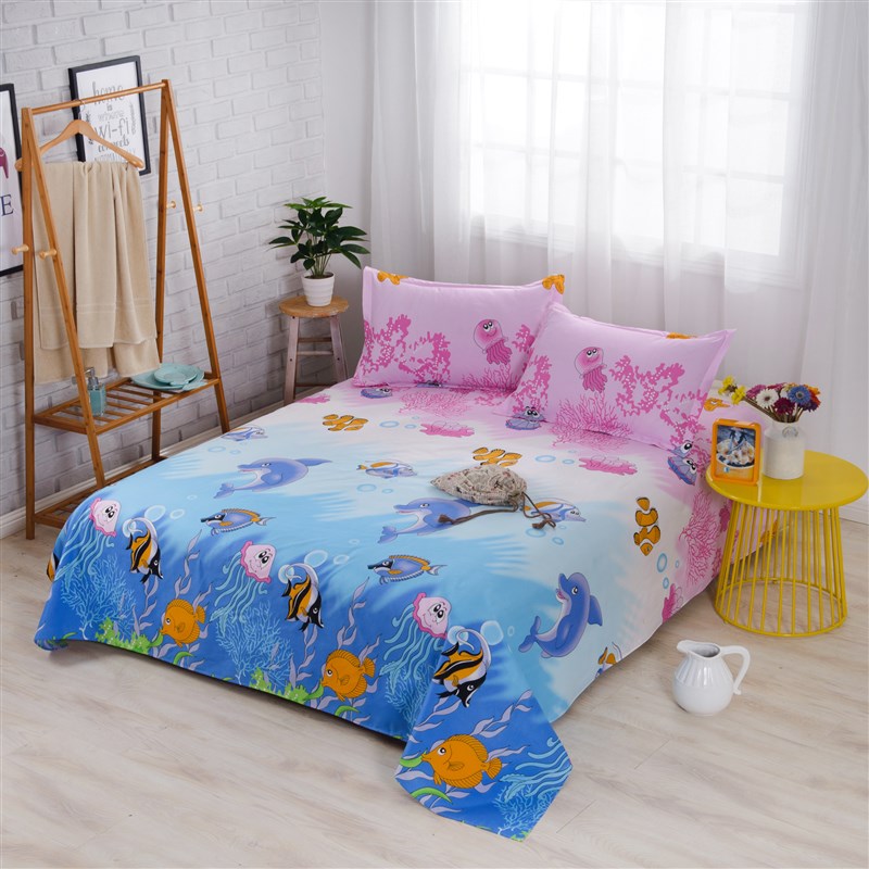 床单单件 学生单人宿舍 寝室 1.2/1.5/1.8m床 双人 被单2.3*2.3米