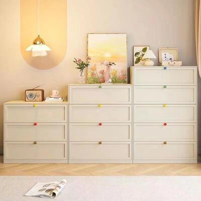 JVD铁五斗柜卧储室物柜客厅家用艺边柜约钢制收纳置简物柜抽屉柜