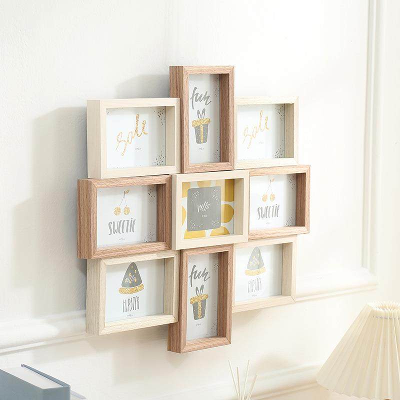 相框创定意架挂墙组合照背景墙装饰片墙框婚纱纪念0666寸照制画框,家居饰品,DIY亲子装饰画,淘宝优惠券,粉丝福利购,淘宝优惠卷