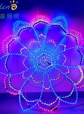 24花年新款22951户外院灯装饰灯亮化防水灯发光树灯草坪灯太阳能