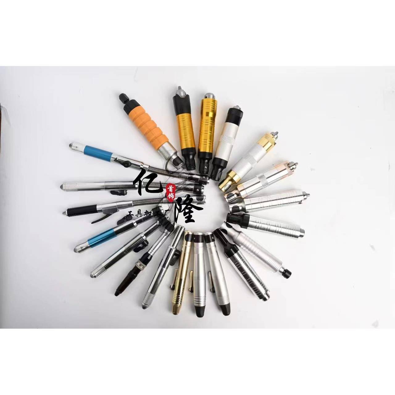 T38吊磨机配件吊头磨机手柄雕夹细头刻打T/38蓝柄磨玉石工具打金