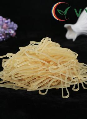 源皮头厂直供6M乳C胶橡皮筋乳胶家圈乳白色皮筋高QIA弹力筋