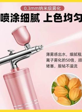 素蛋ZRN糕色上手持喷枪寿桃喷粉器家用电动烘面焙奶油上色喷色砂