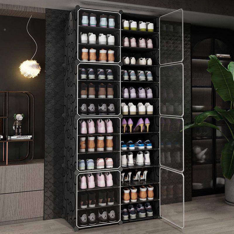 简易鞋柜家用门口收纳02量5新al123款室内多层防尘墙大容一2体靠
