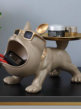 盘进口门玄关550B放钥收纳摆件入户鞋柜置物托轻奢现匙代客厅狗装