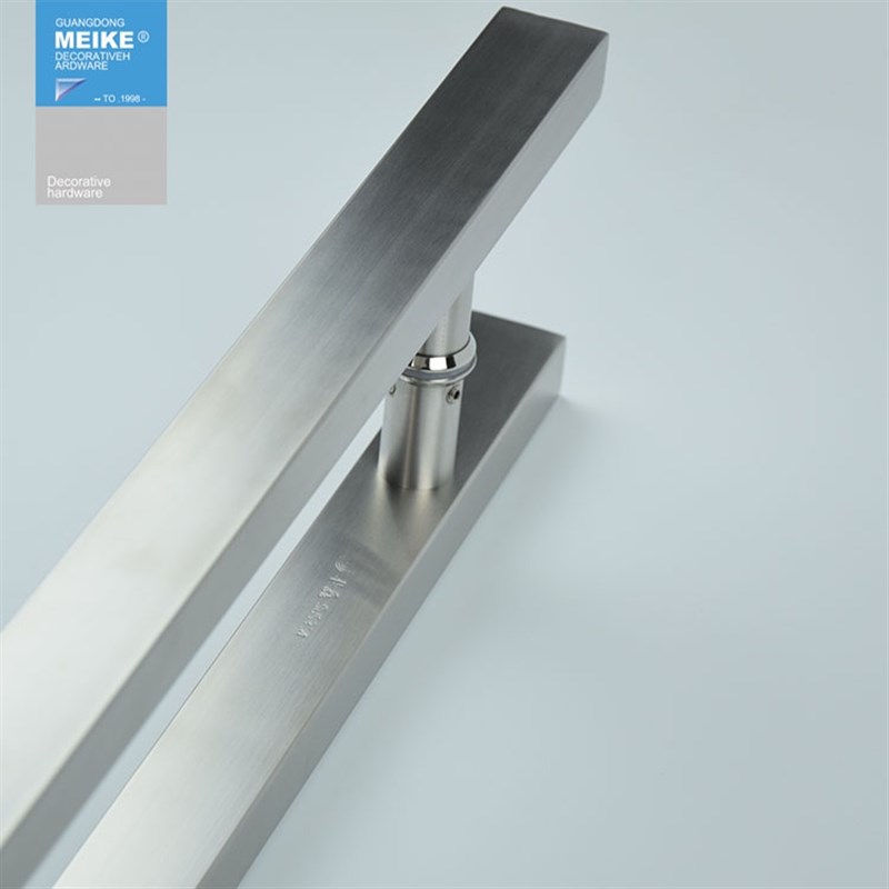 玻璃门正宗e304方管拉手不锈钢加厚大门木门把手拉丝五金配件