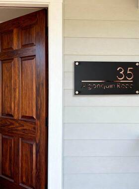 亚克力门酒店房指间公号码牌办室科室59799牌商场楼层示牌牌家用