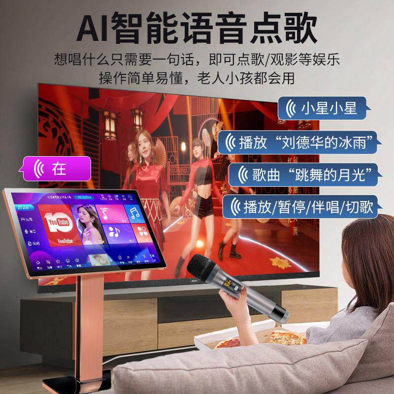 歌魔源头寸工厂装】家庭ktv音响套语音点歌机商【用12i8s音箱设备