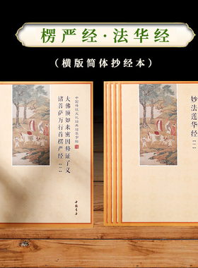 妙法莲华经抄经本大f顶首楞严经全套手抄本硬笔横排临摹
