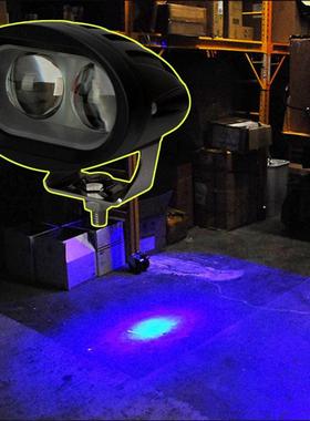 20w聚光led红蓝色叉车灯工程车底灯警示灯工作灯大灯蓝光红光