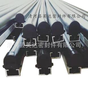 橡胶安全触边自动旋转门立柱门底防撞条遇阻停接触带防夹手开关