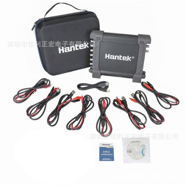 USB虚拟示波器8通道汽车维修示波器+信号源汉泰Hantek1008A/B/C