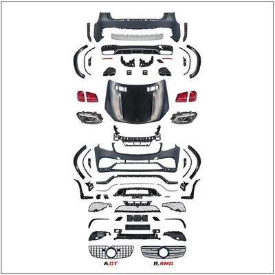 GLS63款包围保险杠适用于奔驰GL级X166改装2012-2015年GL350套件