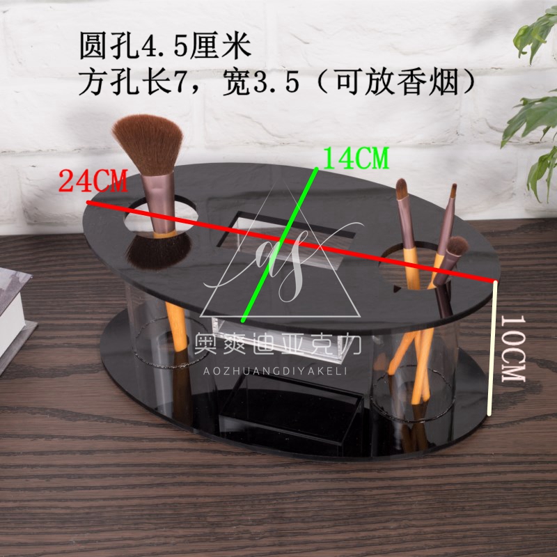 话筒架多用麦克风架子KTV家用话筒架子桌面黑色亚克力麦架透明架