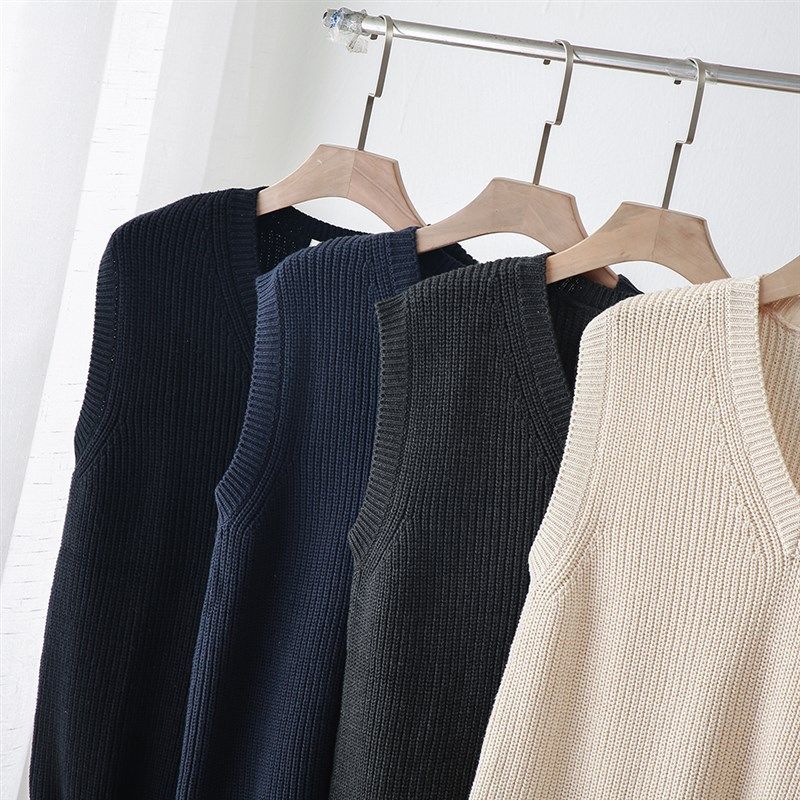 怎么穿都好看!舒适不起球!可叠穿!秋冬男百搭休闲针织马甲背心