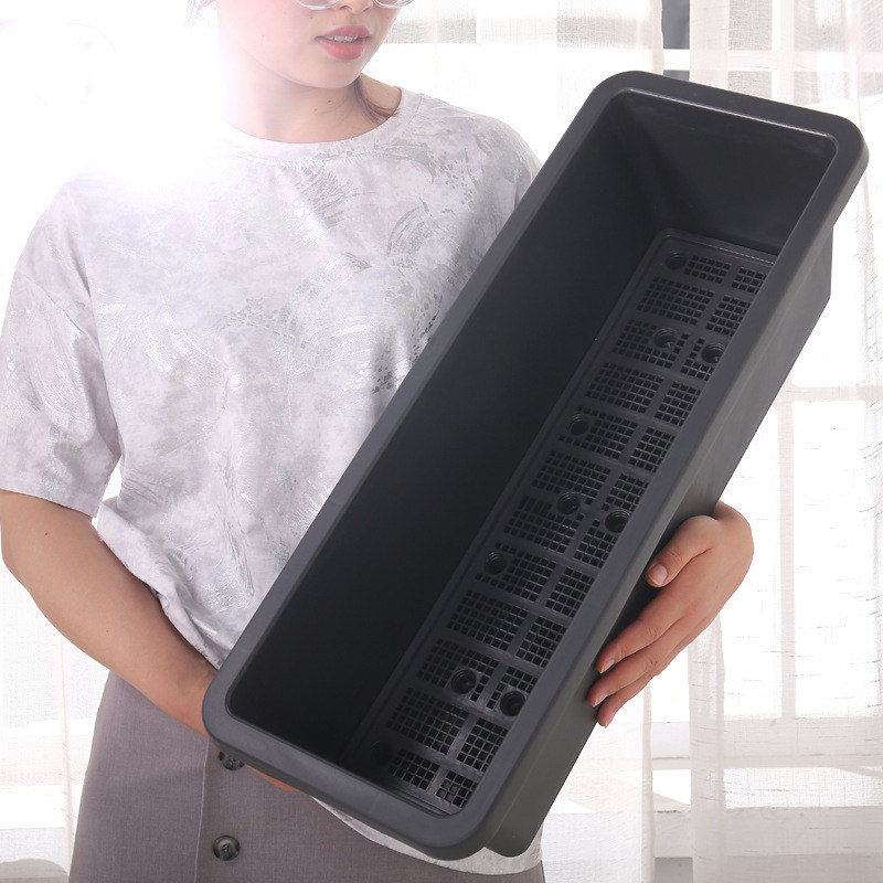 阳台种菜盆种菜神器长方形花盆塑料长条花盆家庭蔬菜特大号马槽盆,鲜花速递/花卉仿真/绿植园艺,花盆,淘宝优惠券,粉丝福利购,淘宝优惠卷