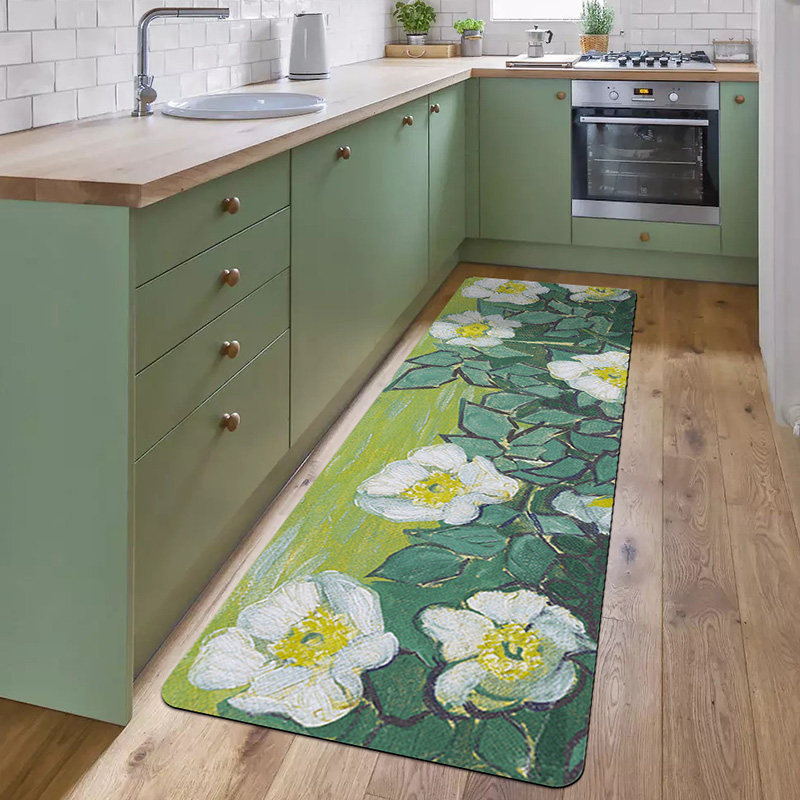 向日葵厨房长条地垫吸水防滑防油硅藻泥软垫家用地毯门垫脚垫定制,居家布艺,厨房地垫,淘宝优惠券,粉丝福利购,淘宝优惠卷