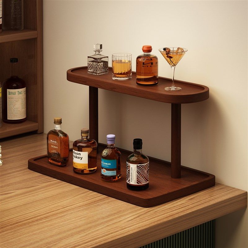 酒架置物架桌面小瓶酒展示架迷你酒柜吧台洋酒家用多层收纳陈列架,住宅家具,酒架,淘宝优惠券,粉丝福利购,淘宝优惠卷