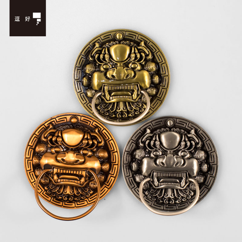 兽面系列衔环门环冰箱贴旅游纪念品小礼物中国风送老外逗好文创