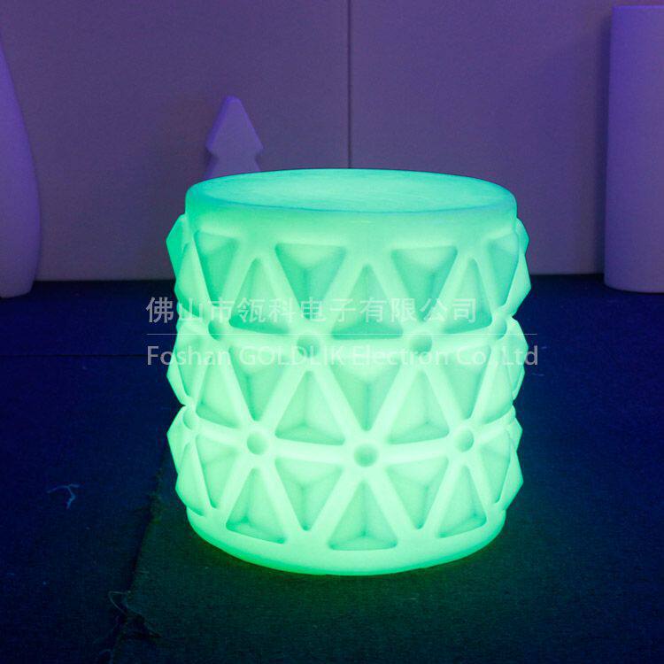 创意发光LED菠萝椅子户外室内使用带可充电锂电红外遥控