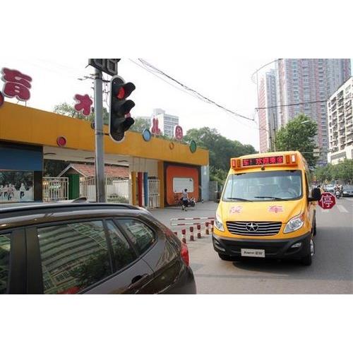 校车车内线路显示LED点阵显示屏，校车安全警示LED车载点阵显示屏