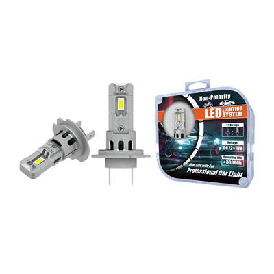 汽车LED大灯LED车灯H7H18雾灯一体直插1:1卤素尺寸带风扇款