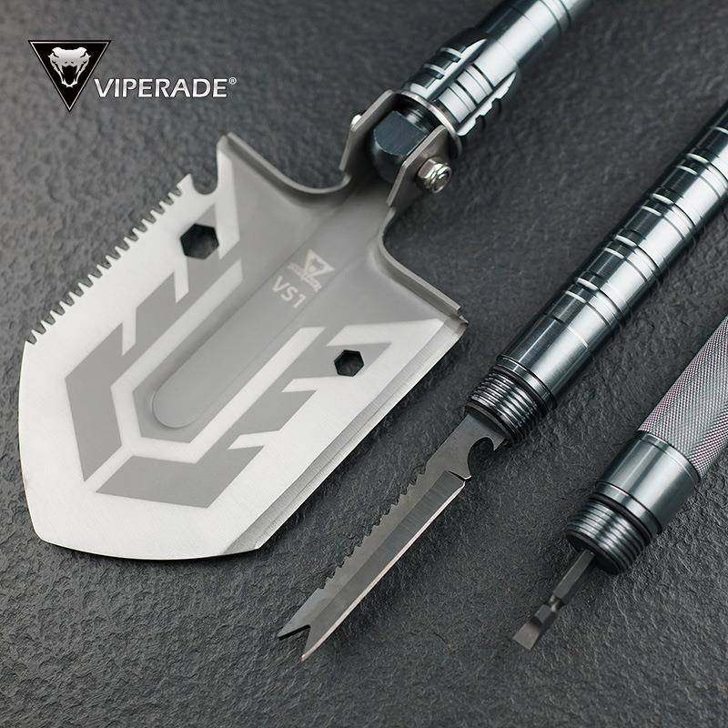 VIPERADE蝰蛇VS1多功能户外铲野营多用途车载铲子锰钢工兵铲