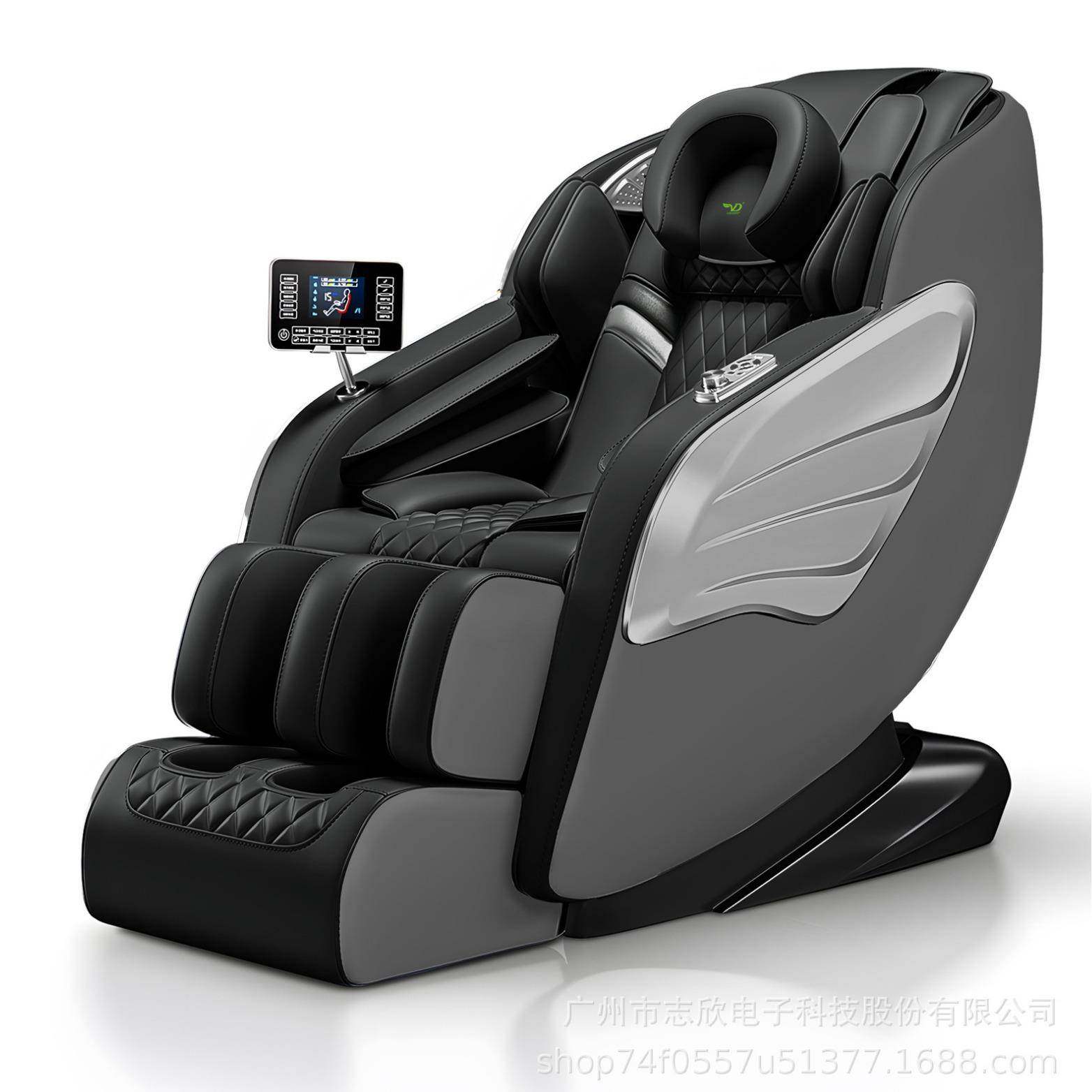 热销按摩椅英文版家用太空舱按摩沙发智能电动全身定点按摩椅
