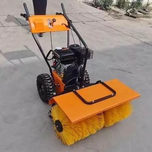 1三合一抛雪机小型手推螺旋式扫雪机电启动滚刷式扫雪机