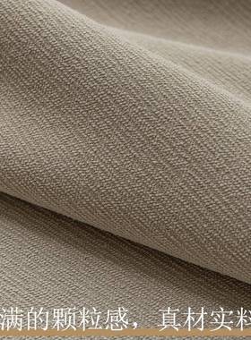 松枝纹帘雪尼尔奶茶色225年新款卧窗室客65343厅遮光轻0奢现简代