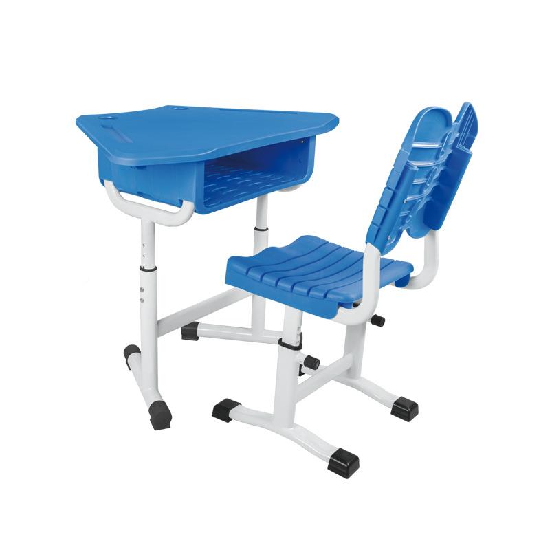 厂小家直供定as桌塑料课桌椅中学WT-19-10生b学校课单人可升降拼