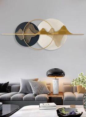 中轻奢墙面装饰RST客厅挂式件铁沙挂发电视背景艺墙上壁卧室壁饰