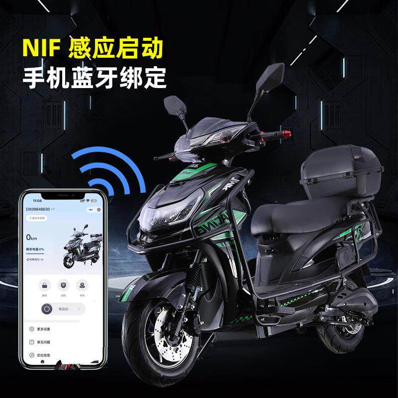 爬坡上王67419动新款大黄蜂电车高速电摩大功率导长跑王外卖车可